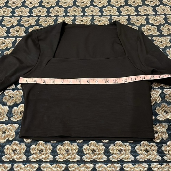 NWOT BEYOND YOGA HEATHER RIB CROPPED PULLOVER TOP, SMALL - Picture 5 of 7